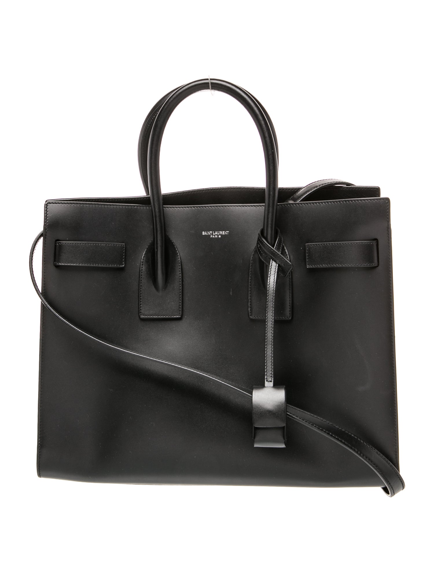 Saint Laurent Leather Sac De Jour Small