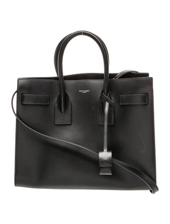 Saint Laurent Leather Sac De Jour Small