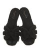 Saint Laurent Shearling Slides