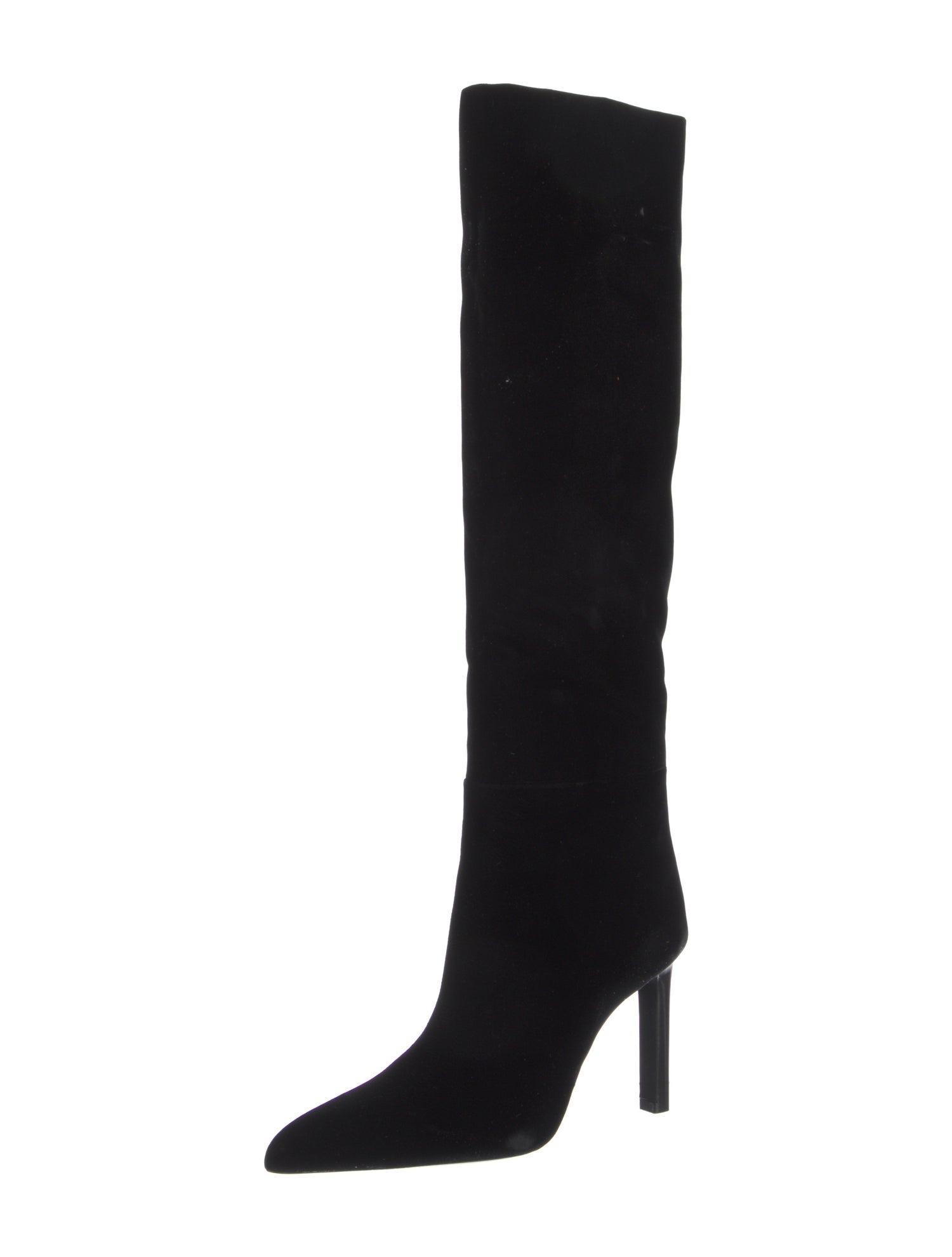 Saint Laurent Velvet Boots