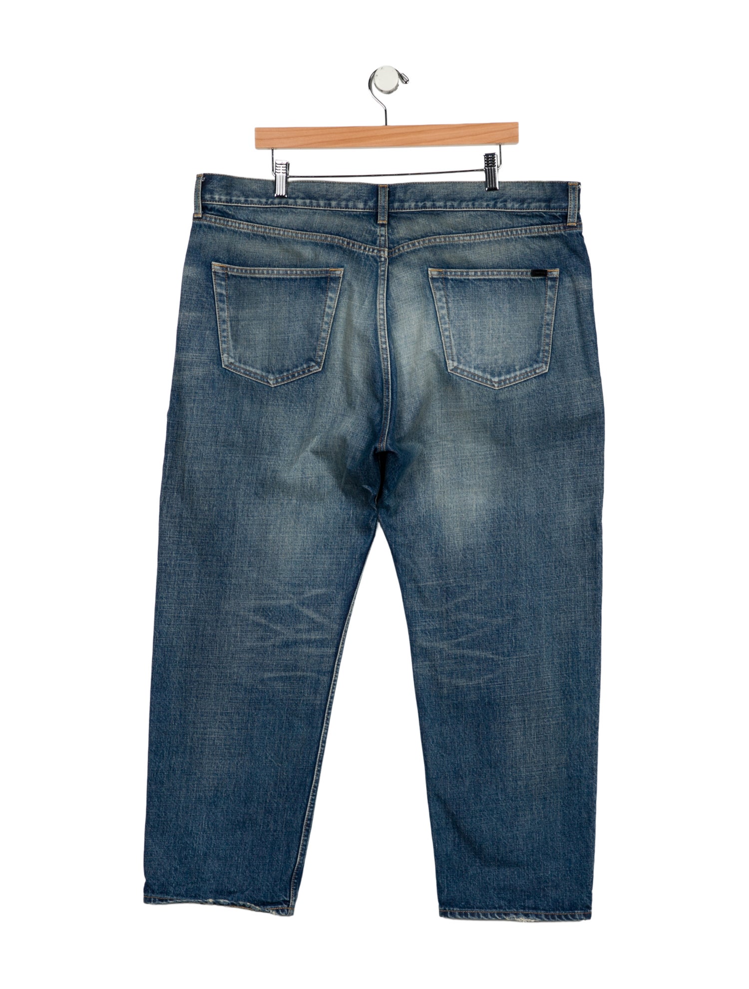 Saint Laurent High-Rise Wide Leg Jeans