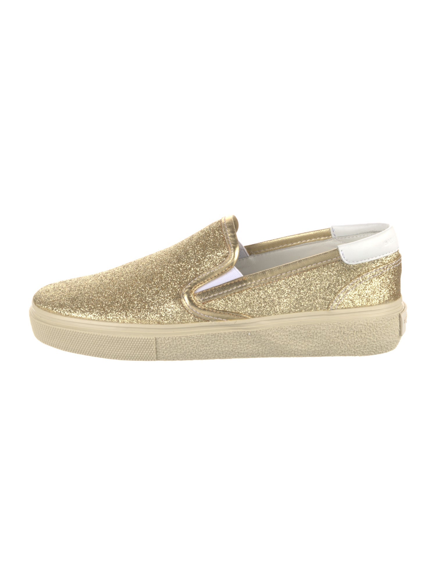 Saint Laurent Glitter Glitter Accents Sneakers w/ Tags
