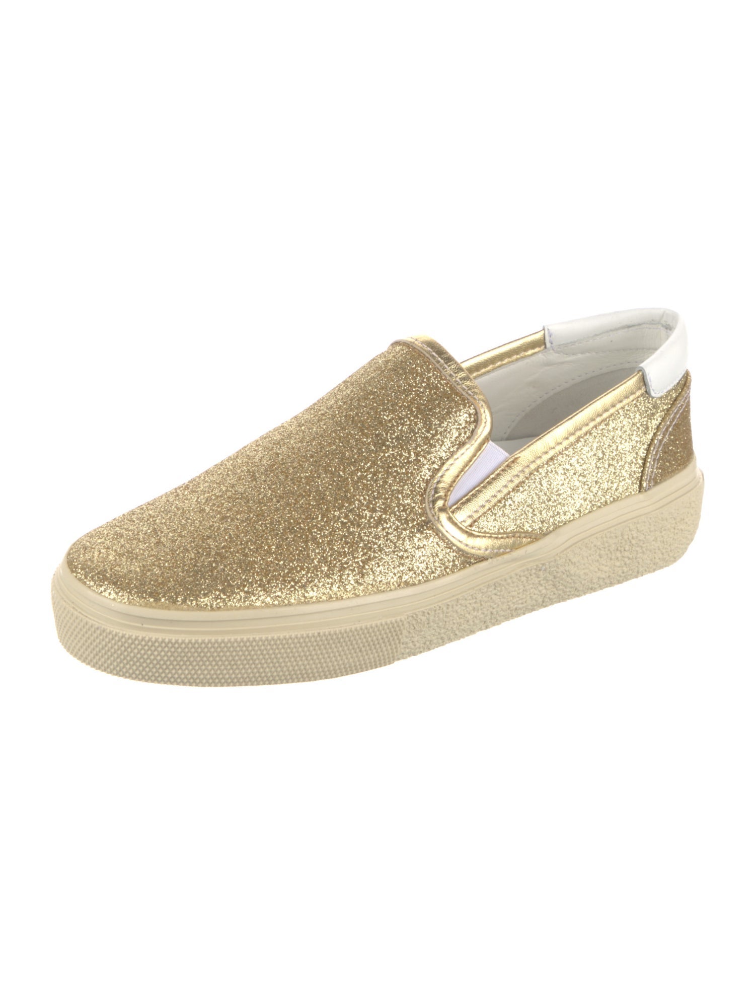 Saint Laurent Glitter Glitter Accents Sneakers w/ Tags