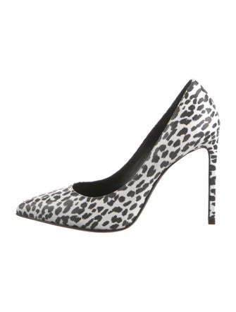 Saint Laurent Leather Printed Pumps