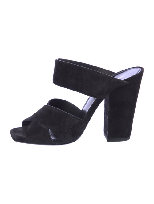 Saint Laurent Suede Slides