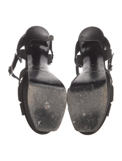 Saint Laurent Satin T-Strap Pumps