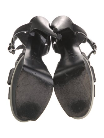 Saint Laurent Leather T-Strap Sandals