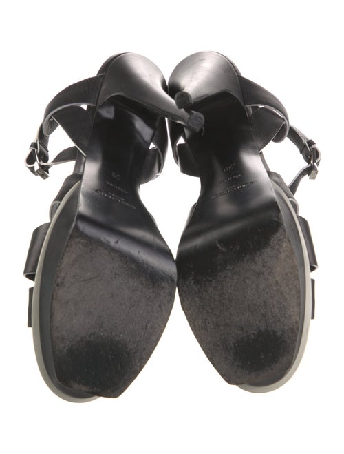 Saint Laurent Leather T-Strap Sandals
