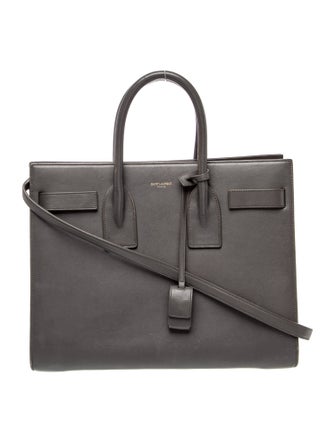 Saint Laurent Leather Sac De Jour