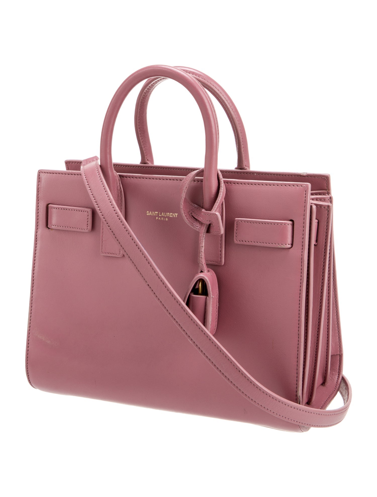 Saint Laurent Leather Sac De Jour Nano