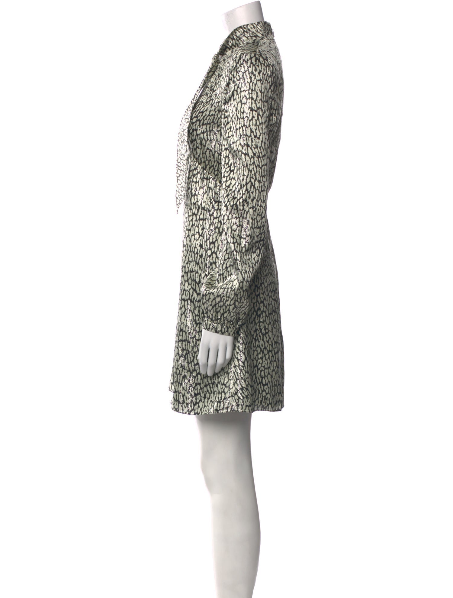 Saint Laurent Silk Mini Dress