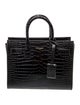 Saint Laurent Embossed Leather Sac De Jour Nano