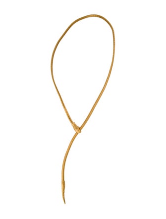 Saint Laurent Snake Wrap Necklace