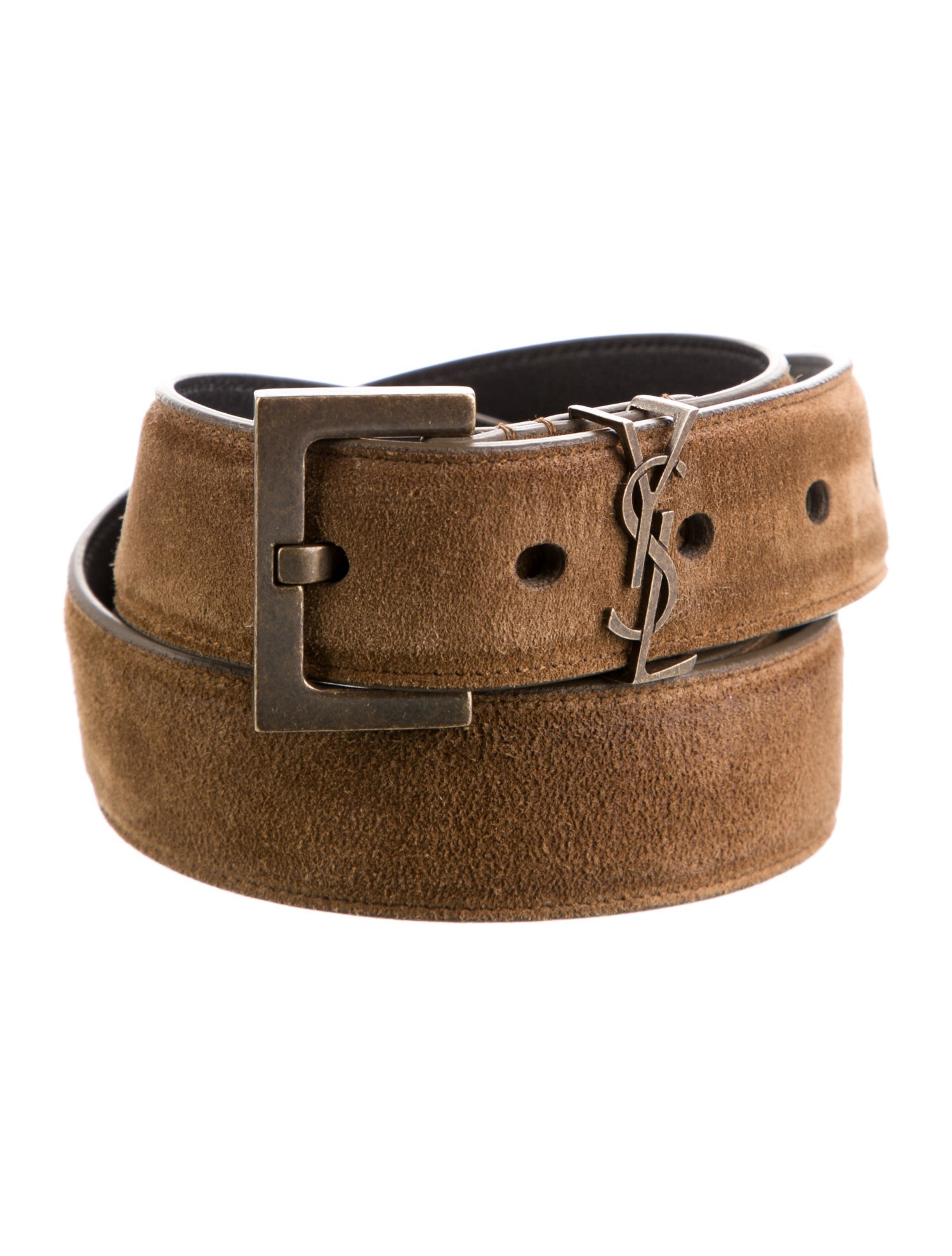 Saint Laurent Suede Belt Kit