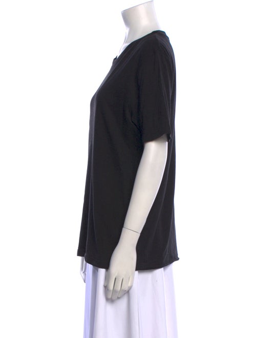 Saint Laurent Graphic Print Crew Neck T-Shirt