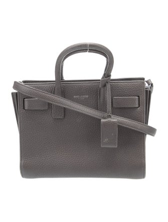 Saint Laurent Leather Sac De Jour Nano