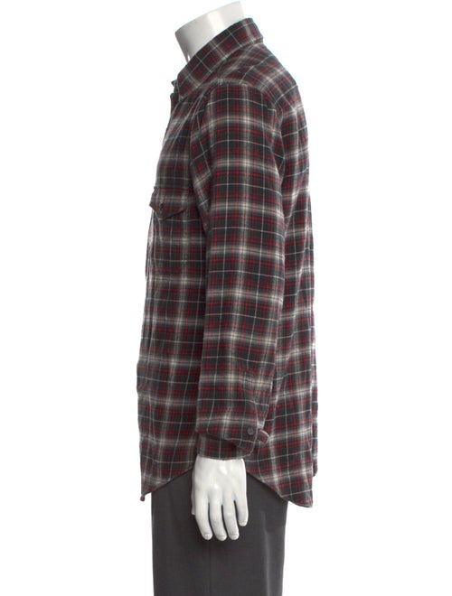 Saint Laurent 2015 Plaid Print Shirt