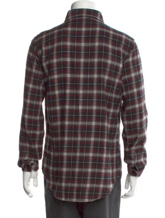 Saint Laurent 2015 Plaid Print Shirt