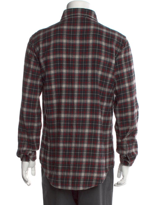 Saint Laurent 2015 Plaid Print Shirt