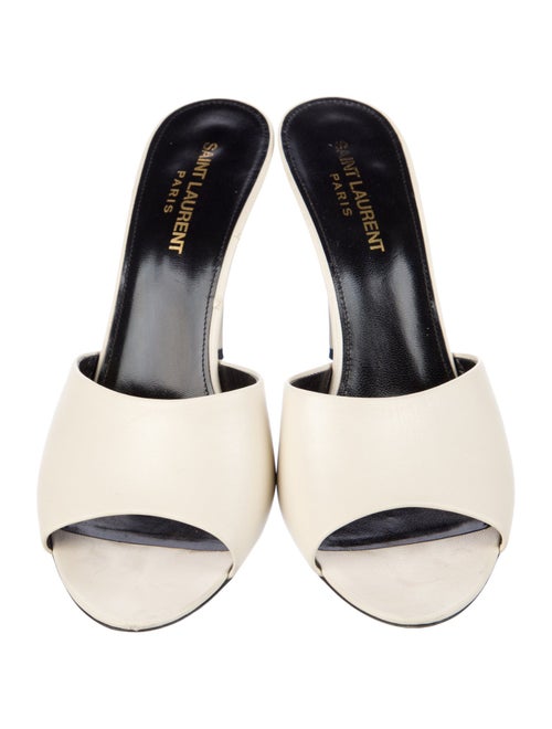 Saint Laurent Leather Slides