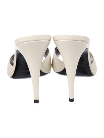 Saint Laurent Leather Slides