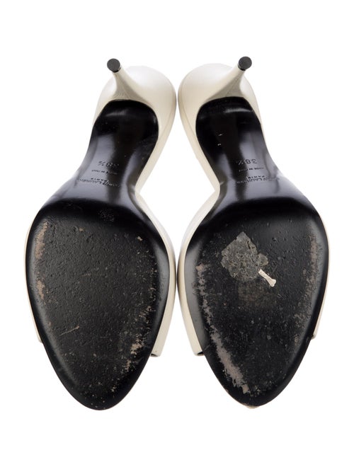 Saint Laurent Leather Slides