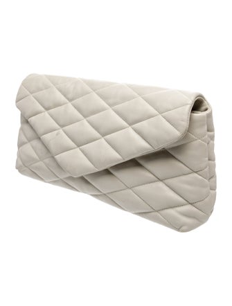 Saint Laurent Quilted Clutch