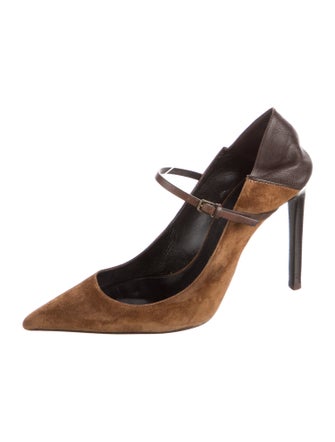 Saint Laurent Suede Mules