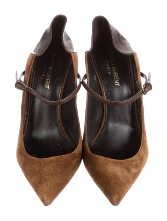 Saint Laurent Suede Mules