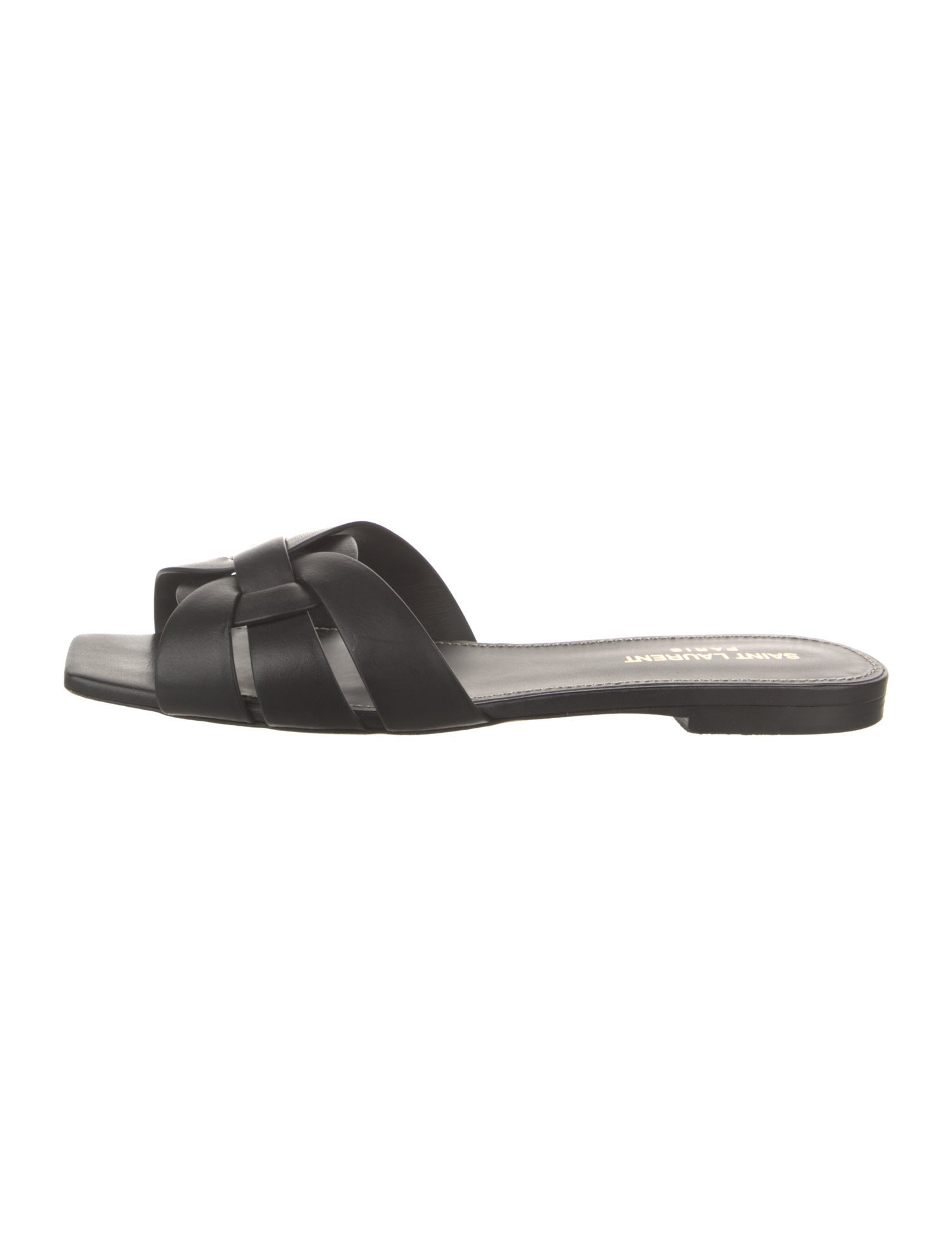 Saint Laurent Leather Slides