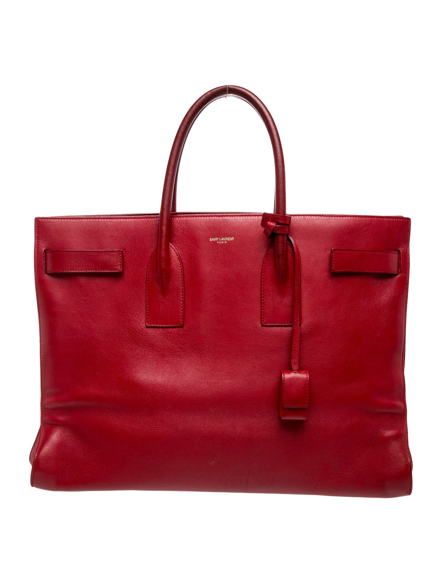 Saint Laurent Leather Sac De Jour Large