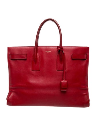 Saint Laurent Leather Sac De Jour Large