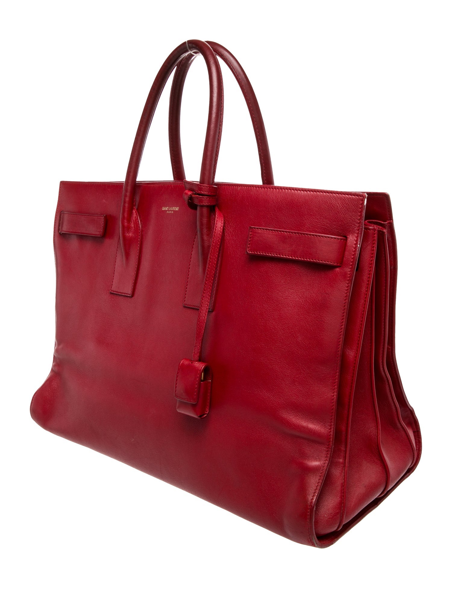 Saint Laurent Leather Sac De Jour Large