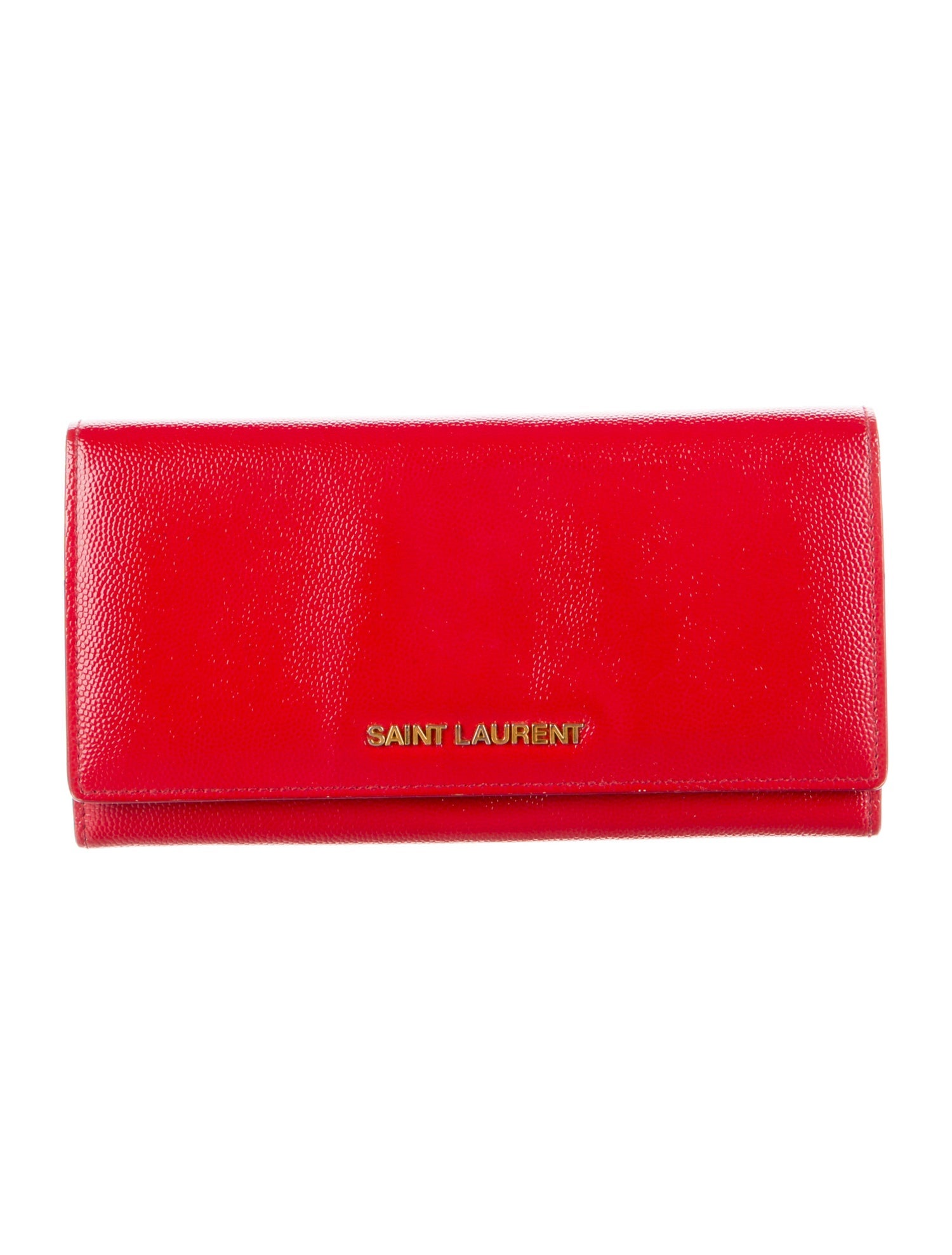 Saint Laurent Leather Continental Wallet