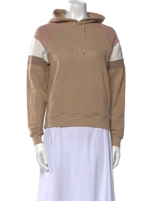 Saint Laurent Mock Neck Long Sleeve Sweatshirt