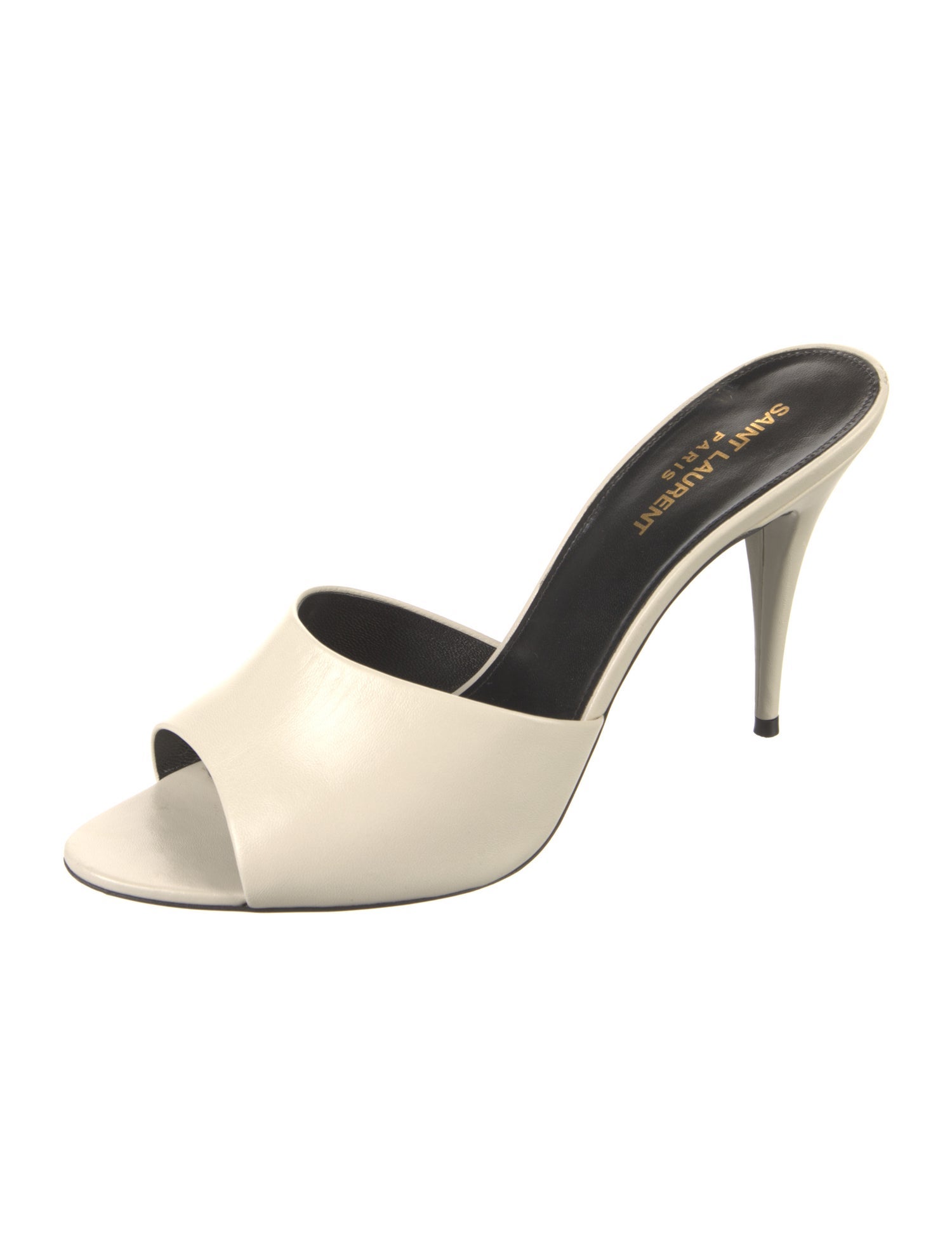 Saint Laurent Leather Slides