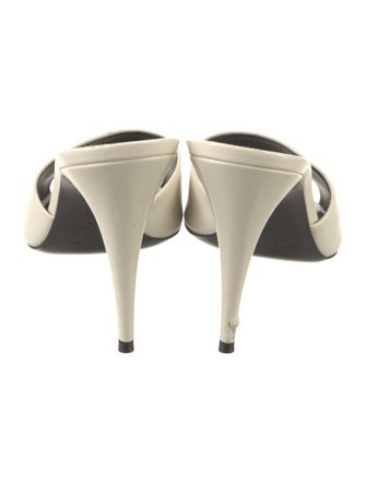 Saint Laurent Leather Slides