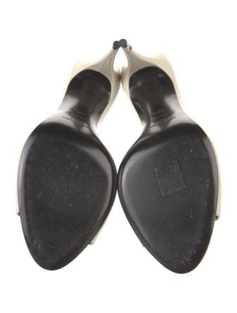 Saint Laurent Leather Slides