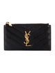 Saint Laurent 2015 Fragment Zip Card Holder Wallet
