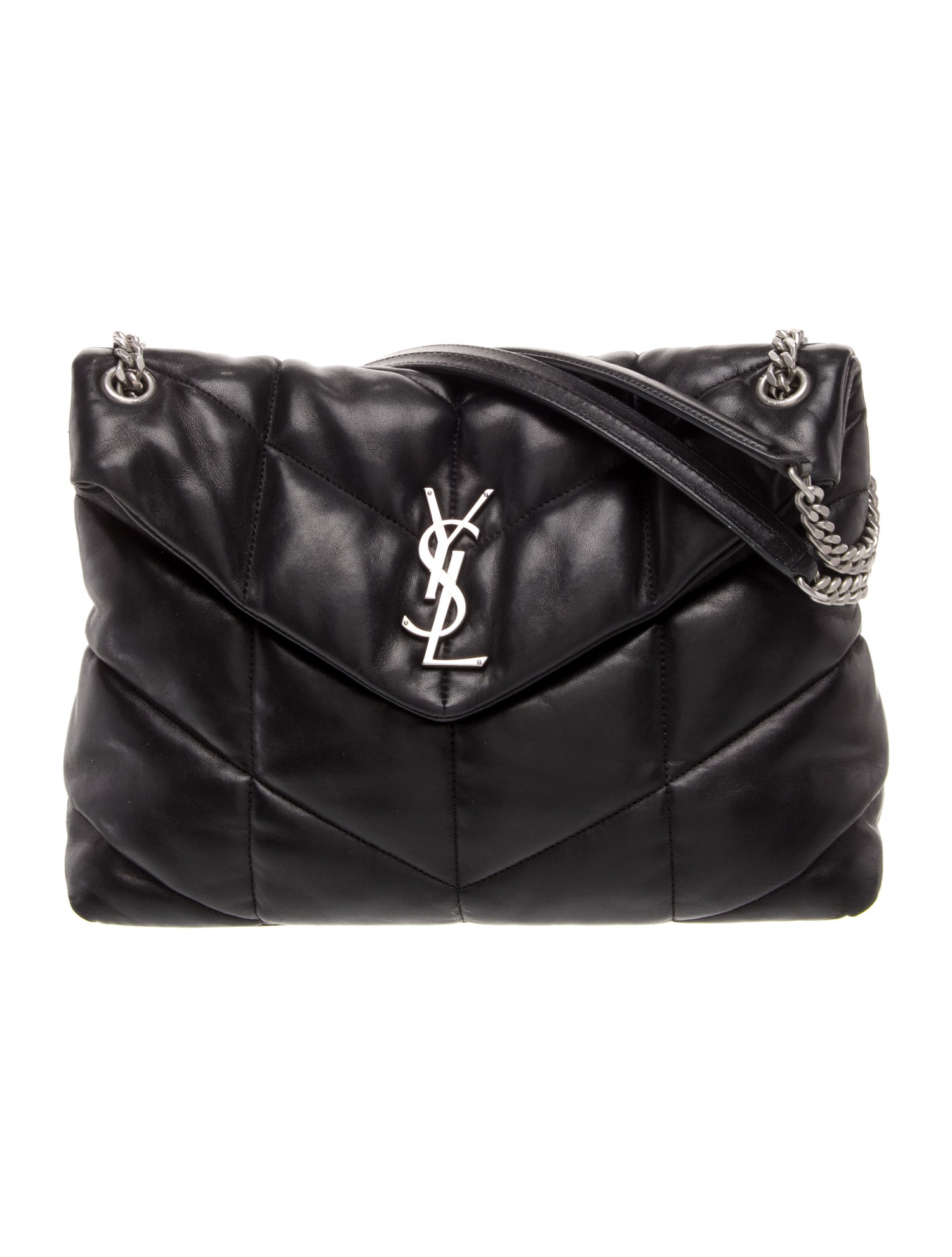 Saint Laurent Leather LouLou Puffer Medium 2022