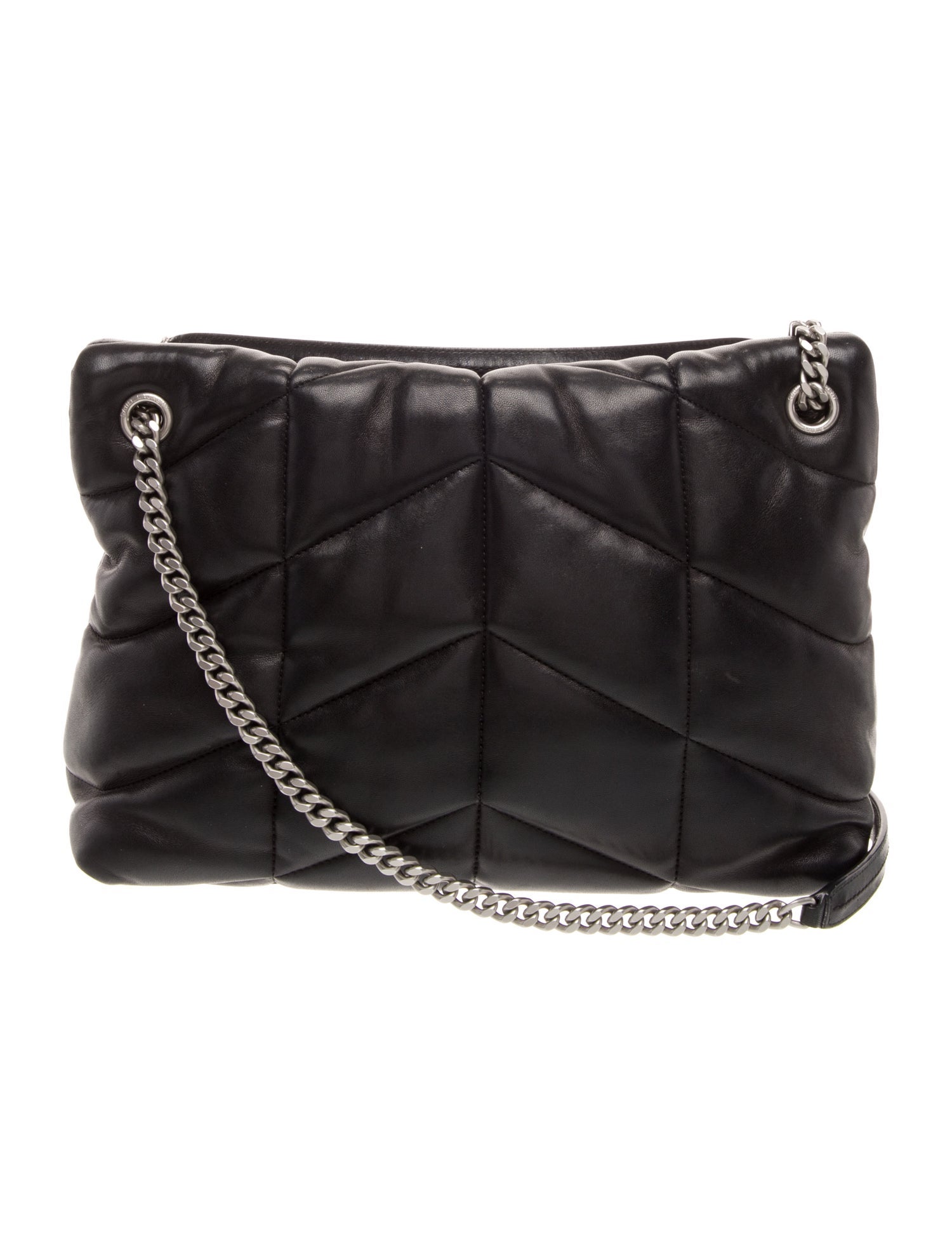 Saint Laurent Leather LouLou Puffer Medium 2022