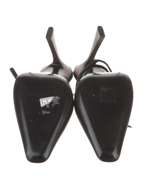 Saint Laurent Leather Slingback Pumps