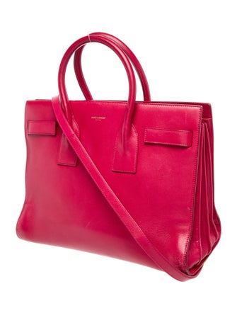Saint Laurent Leather Sac De Jour Small