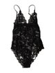 Saint Laurent Lace Pattern Nightgown