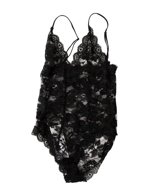 Saint Laurent Lace Pattern Nightgown