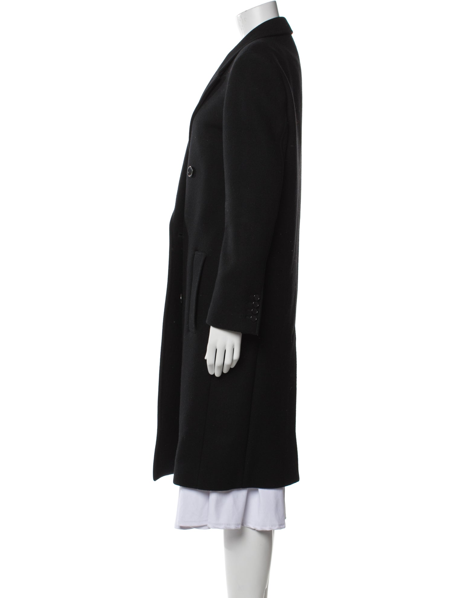 Saint Laurent Wool Peacoat