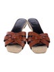 Saint Laurent Leather Slides
