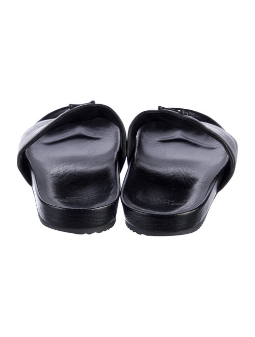 Saint Laurent Leather Slides