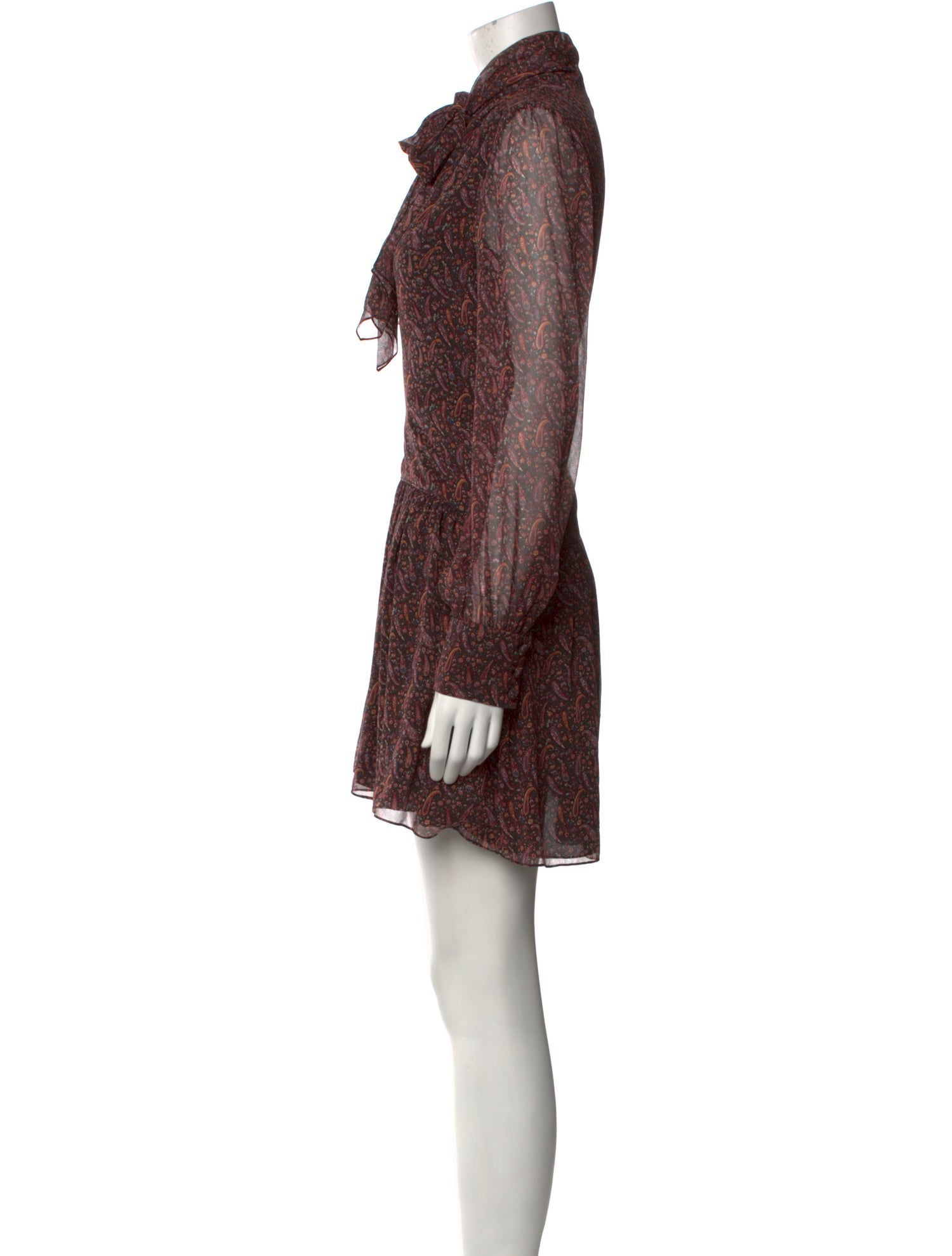 Saint Laurent Silk Mini Dress