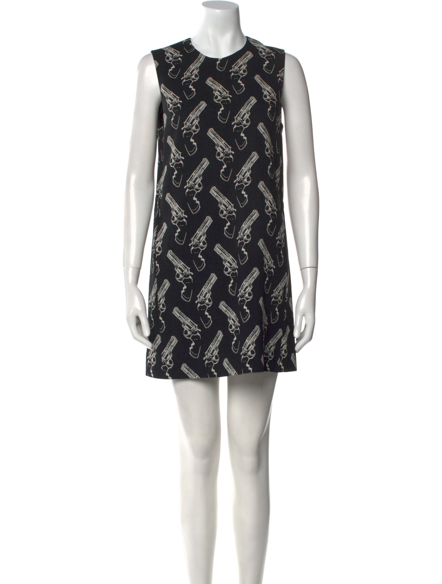 Saint Laurent Printed Mini Dress